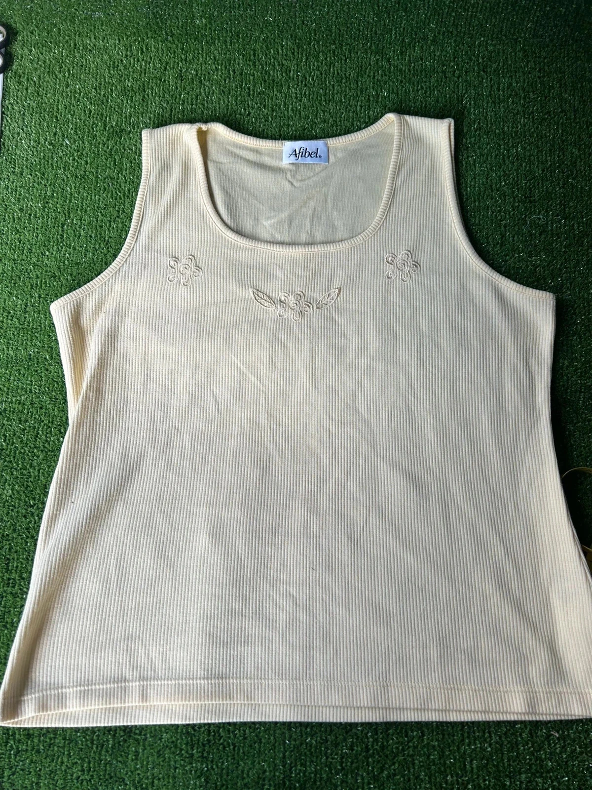 Débardeur crème taille 46 Afibel – photo 2